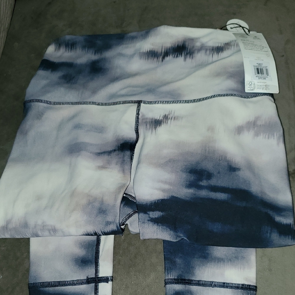 CALIA by Carrie Underwood Tie-Dye Leggings - Blue and White